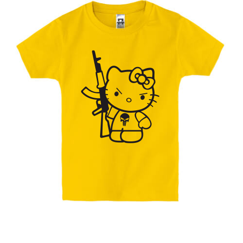 Детская футболка Kitty. АК-47