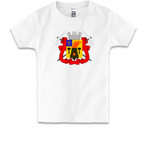 Детская футболка с гербом города Луганск