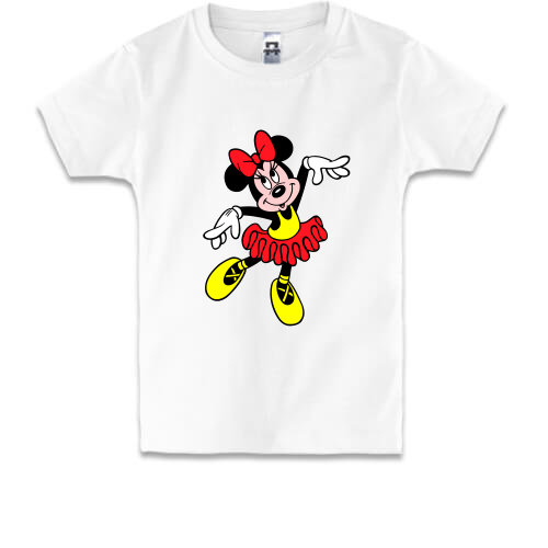 Детская футболка Minie балерина