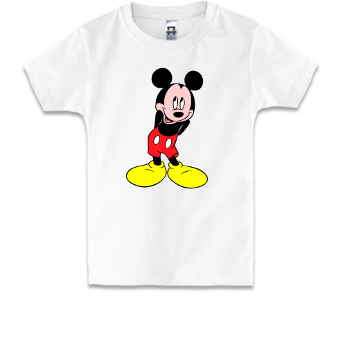 Детская футболка Застенчевый Мики Маус