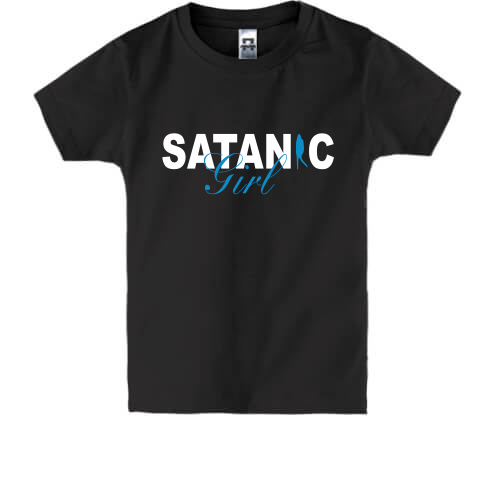 Детская футболка satanik girl