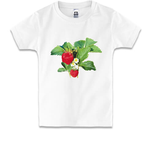 Дитяча футболка гілочка полуниці