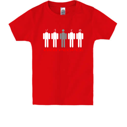 Детская футболка Web People