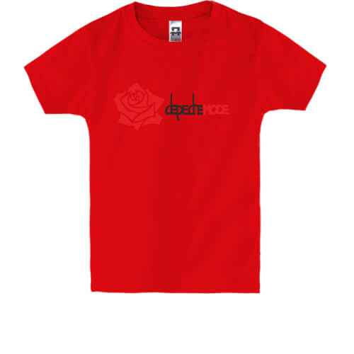 Детская футболка Depeche Mode red Rose