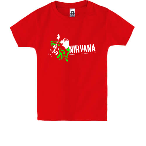 Детская футболка Курт Nirvana Black