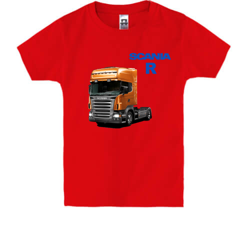 Детская футболка Scania-R