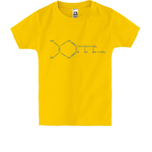 Дитяча футболка з формулою адреналіну
