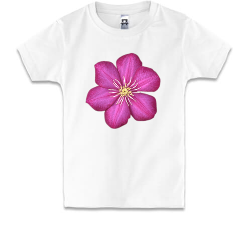 Детская футболка с цветком
