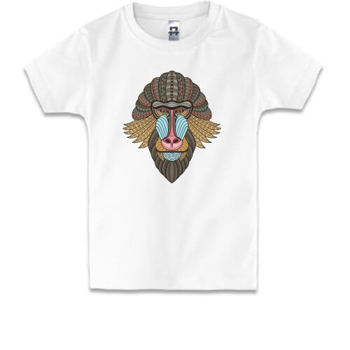 Дитяча футболка етно мавпочка