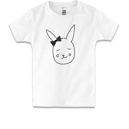 Дитяча футболка сумний заєць