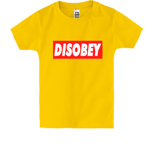 Детская футболка Disobey