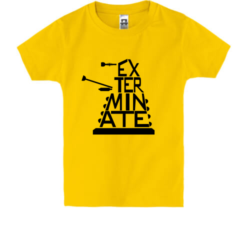 Детская футболка Exterminate (Доктор Кто) (3)