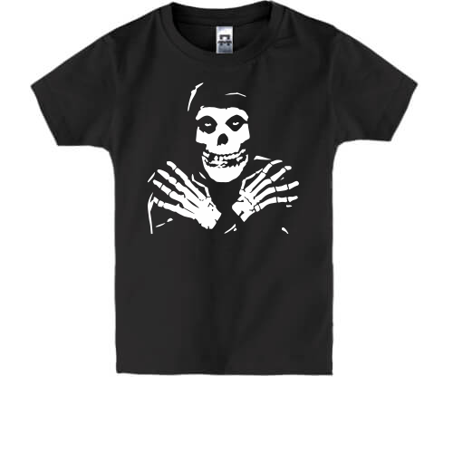 Детская футболка The Misfits (скелет)