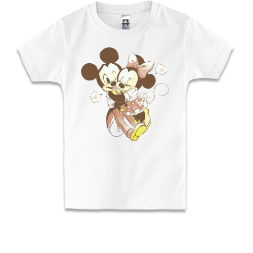 Детская футболка Минни и Микки Love