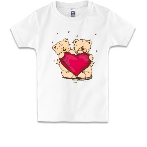 Детская футболка с мишками Teddy