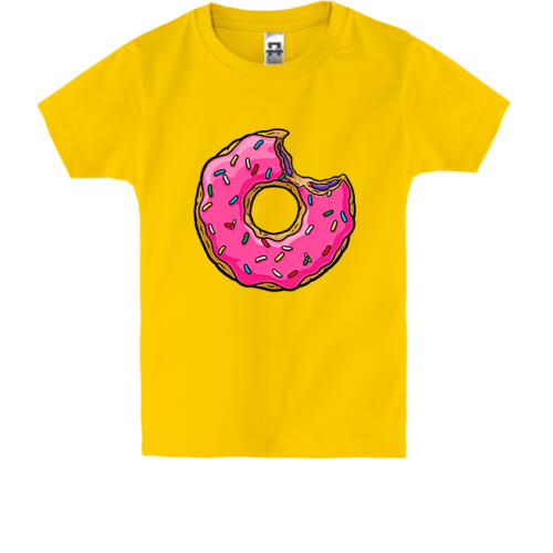 Детская футболка с пончиком
