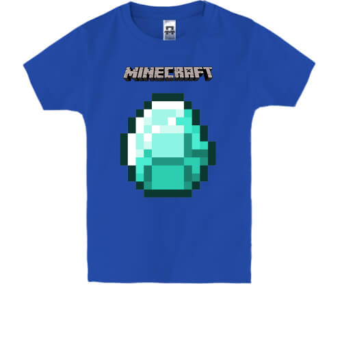 Детская футболка Minecraft Диамант