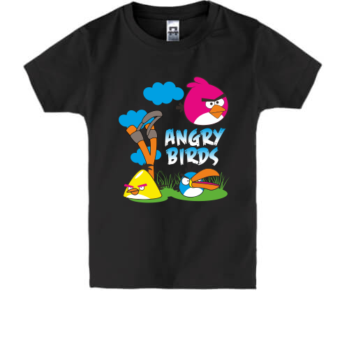 Детская футболка Angry birds компания 
