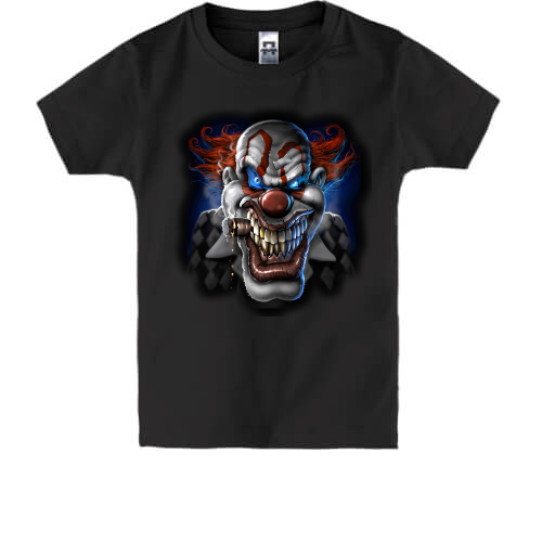 Дитяча футболка зі стилізованим клоуном з фільму 