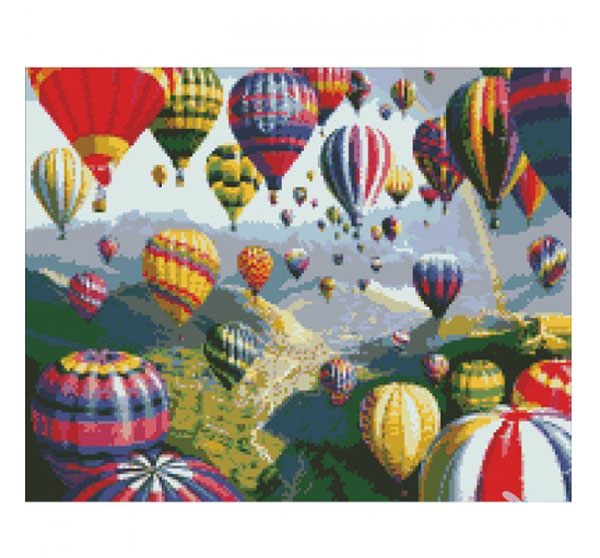 Алмазная мозаика 'Воздушные шары'