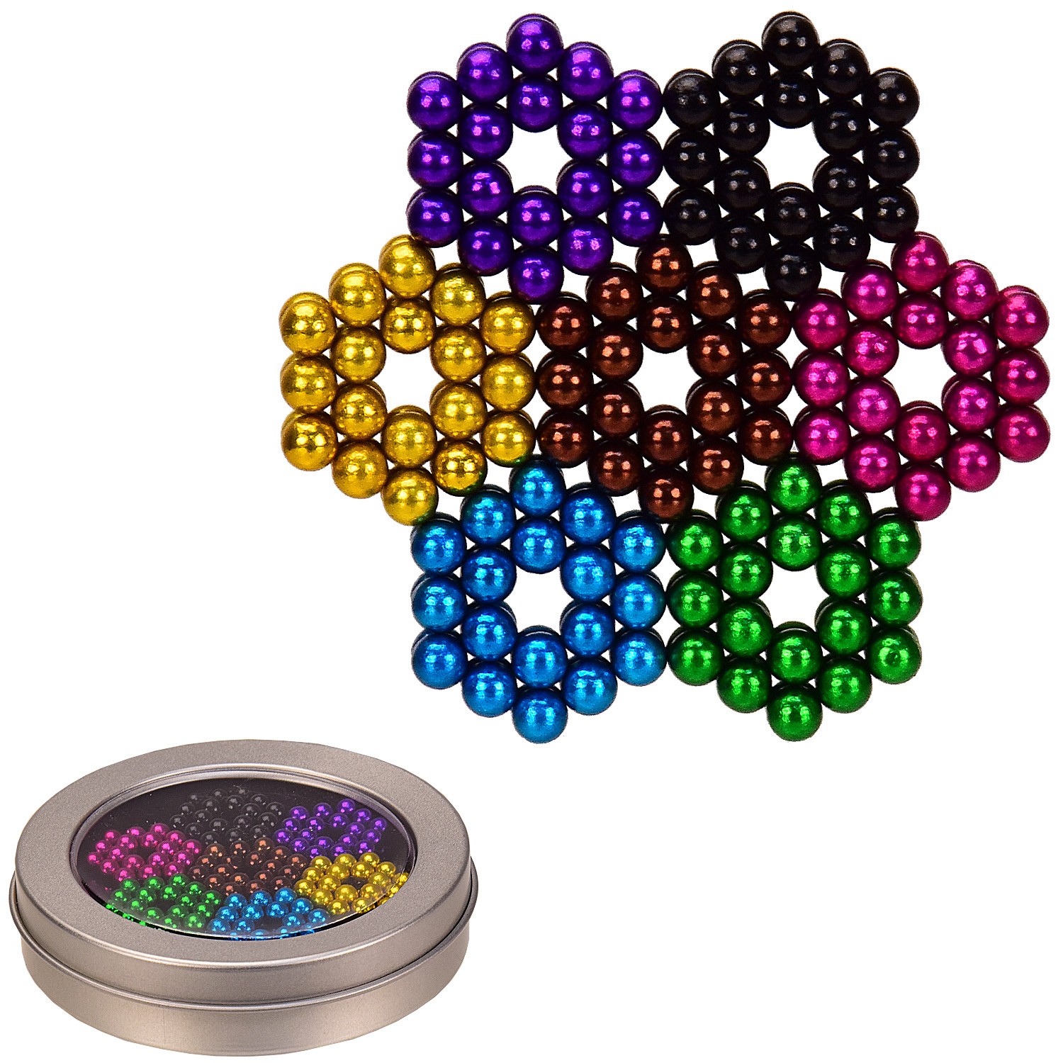 Антистрес кульки неокуб кольорові 252 штуки
