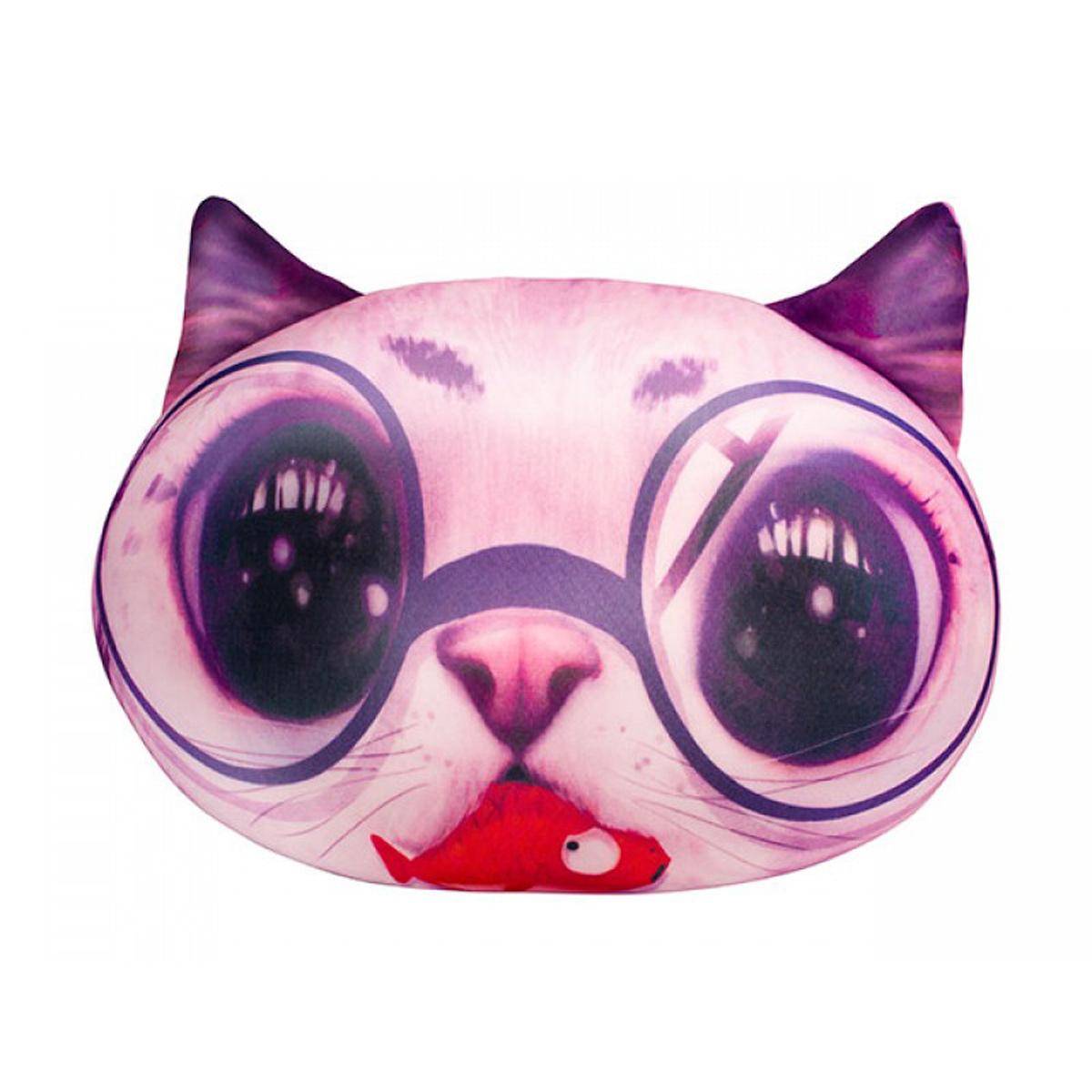 Антистресова іграшка м'яконабивна Кіт рожевий