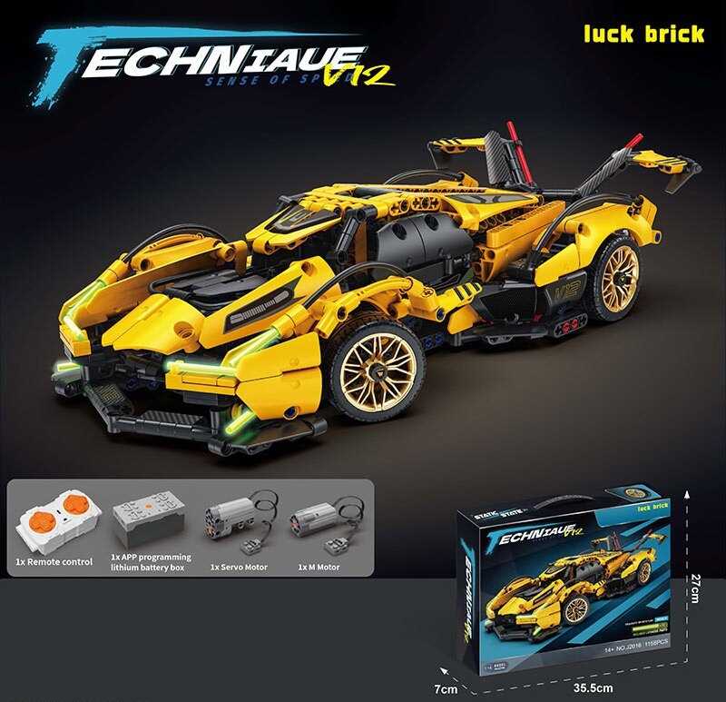 Авто-конструктор на радиоуправлении 1158 деталей