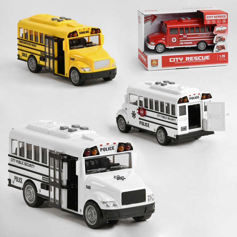 Автобус шкільний музичний з підсвічуванням