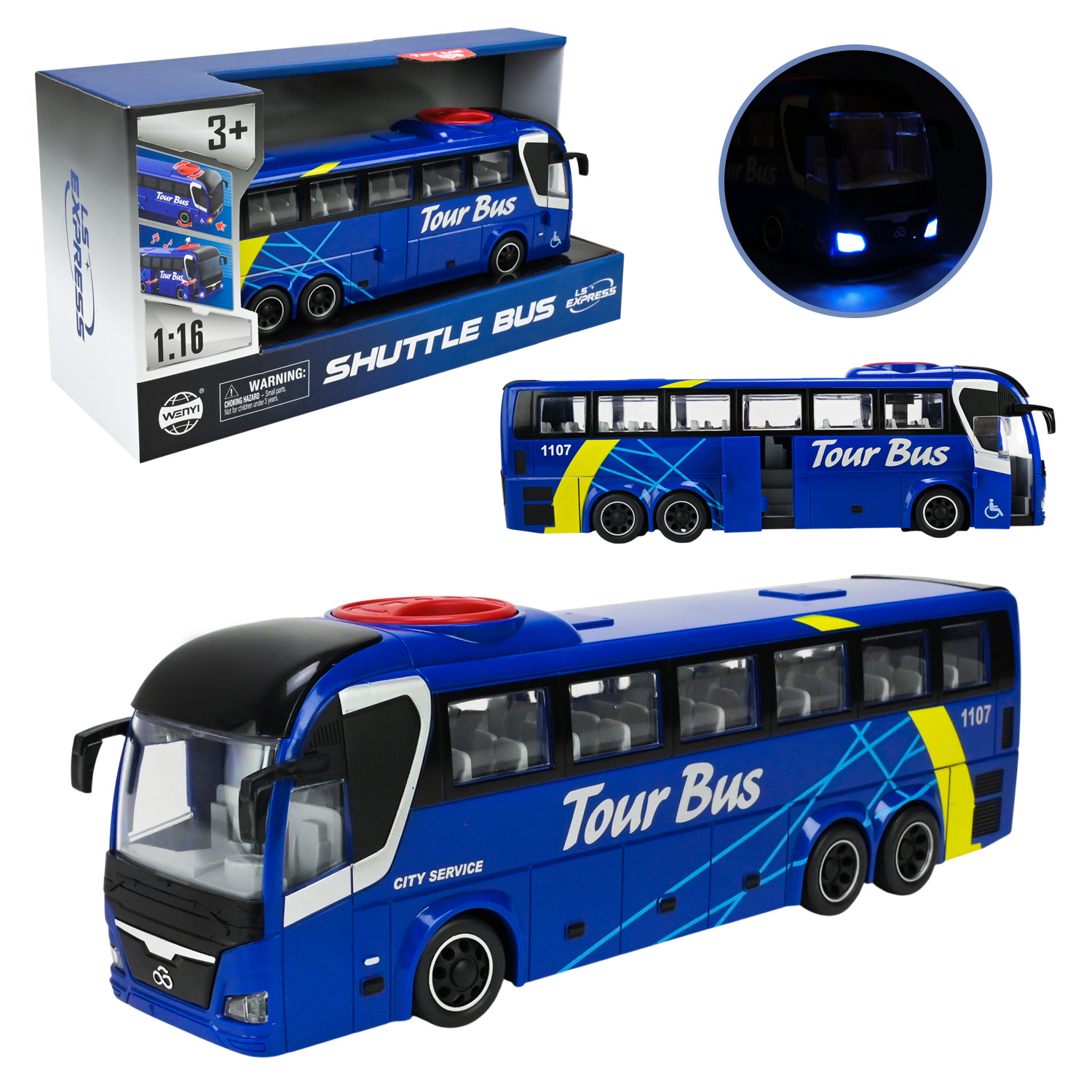 Автобус туристичний музичний з підсвічуванням