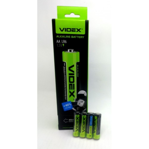 Батарейка Videx LR6 пальчиковая АА
