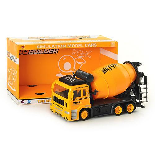 Детский игрушечный грузовик (бетономешалка)