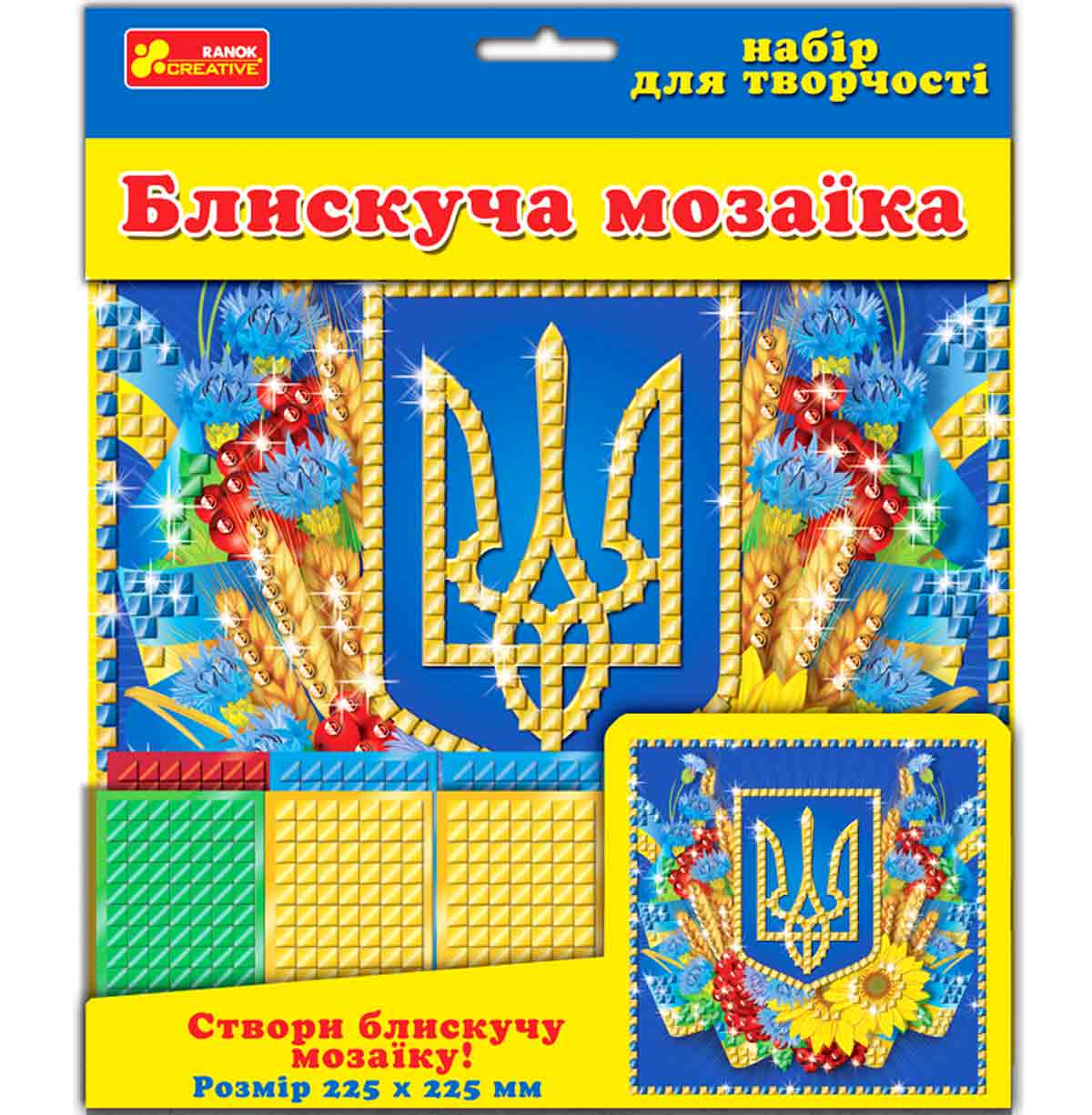 Блискуча мозаїка 'Український герб'