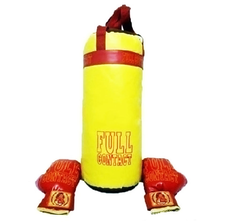 Большая боксерская груша с перчатками 'Full Contact'