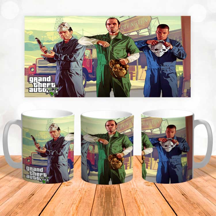 Чашка Grand Theft Auto 5 'Пограбування'
