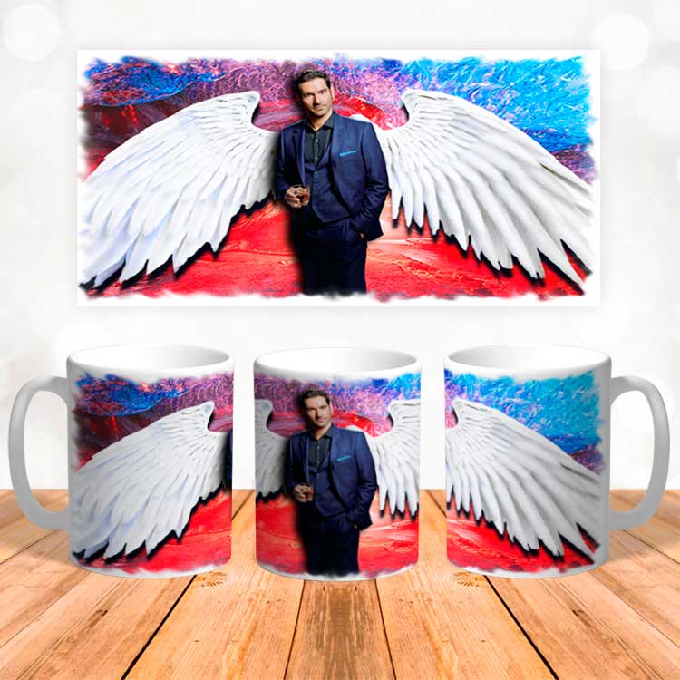 Чашка 'Люцифер с крыльями ангела'
