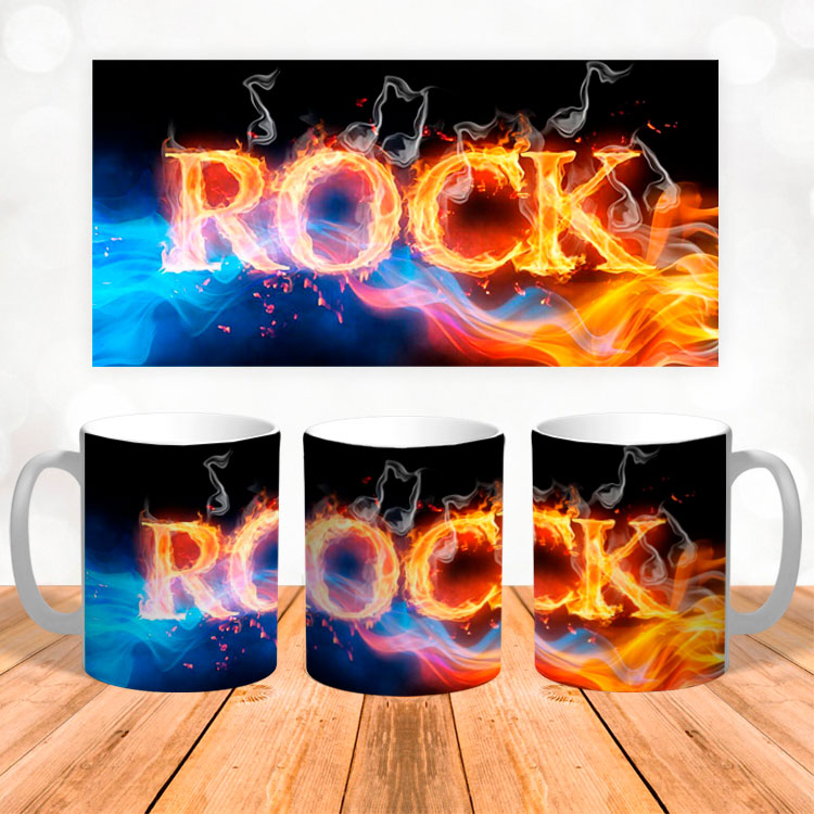 Чашка з 3Д картинкою 'ROCK'