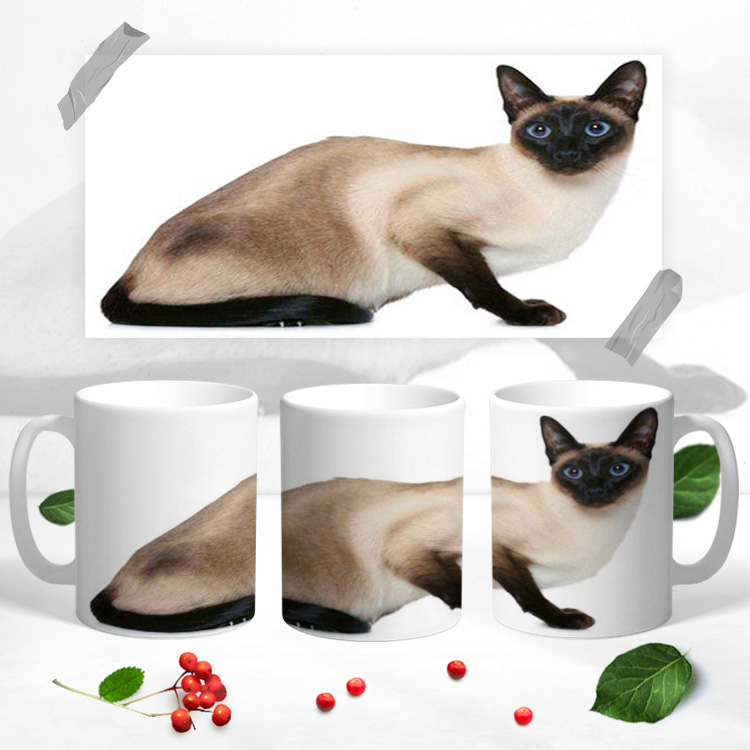 Чашка з 3Д принтом Сіамська кішка