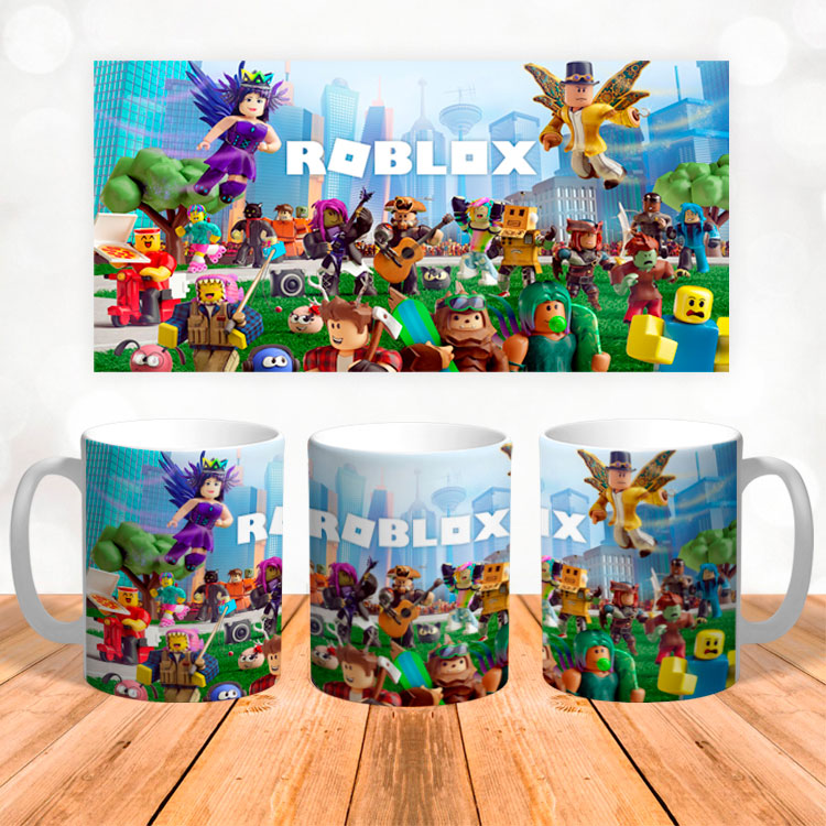 Чашка с принтом 3Д 'ROBLOX'