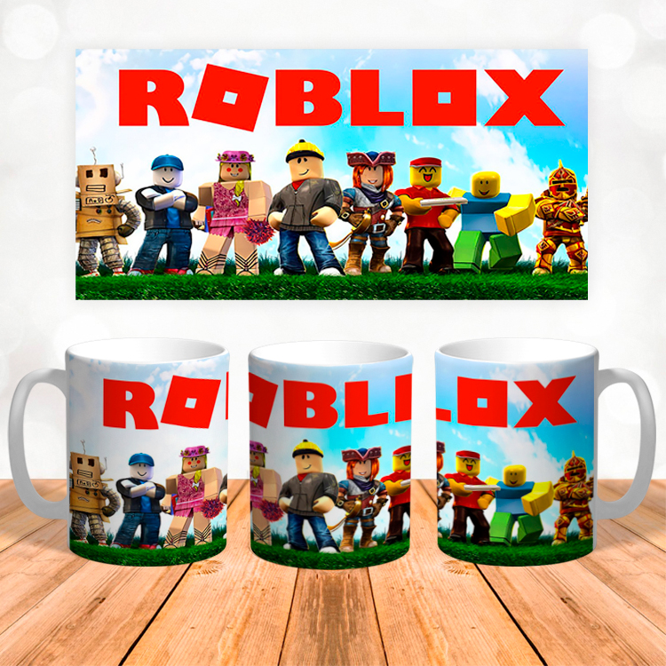 Чашка с принтом ROBLOX