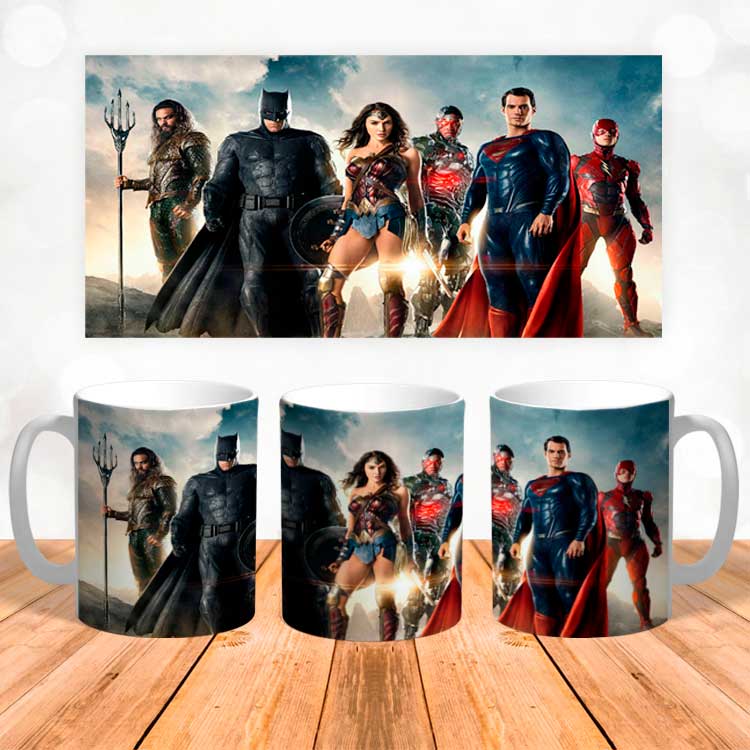 Чашка с принтом 'Супергерои'