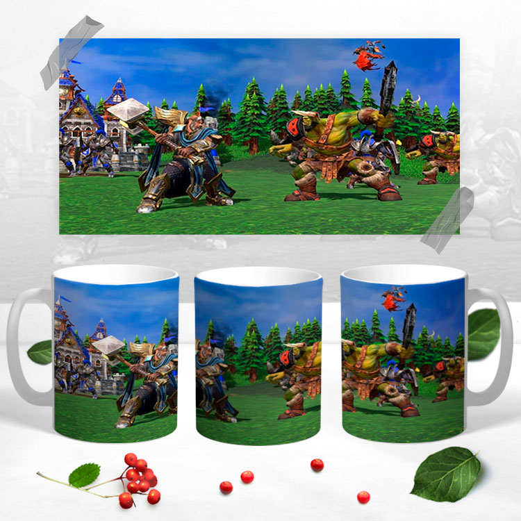 Чашка з принтом 'Warcraft'