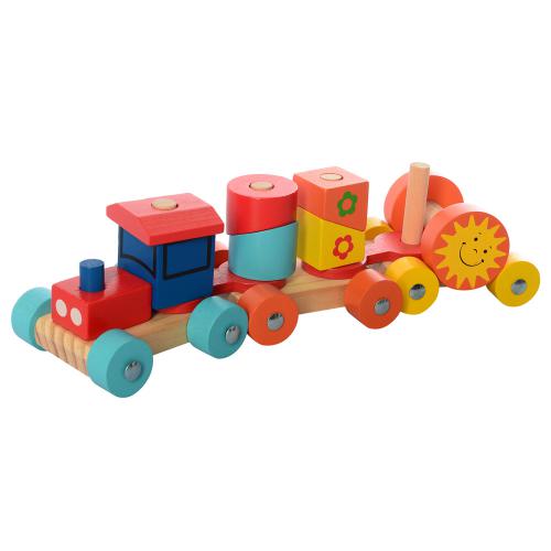 Деревянная игрушка 'Поезд-головоломка'