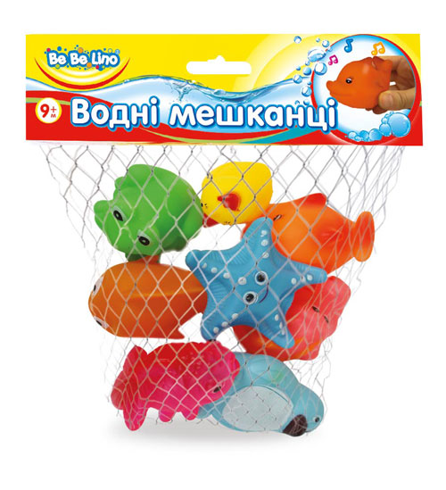 Детские игрушки для купания 'Водные жители'