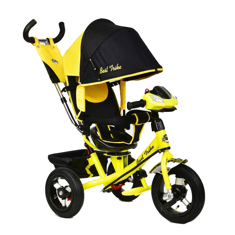 Детский 3х колесный велосипед Best Trike желтый