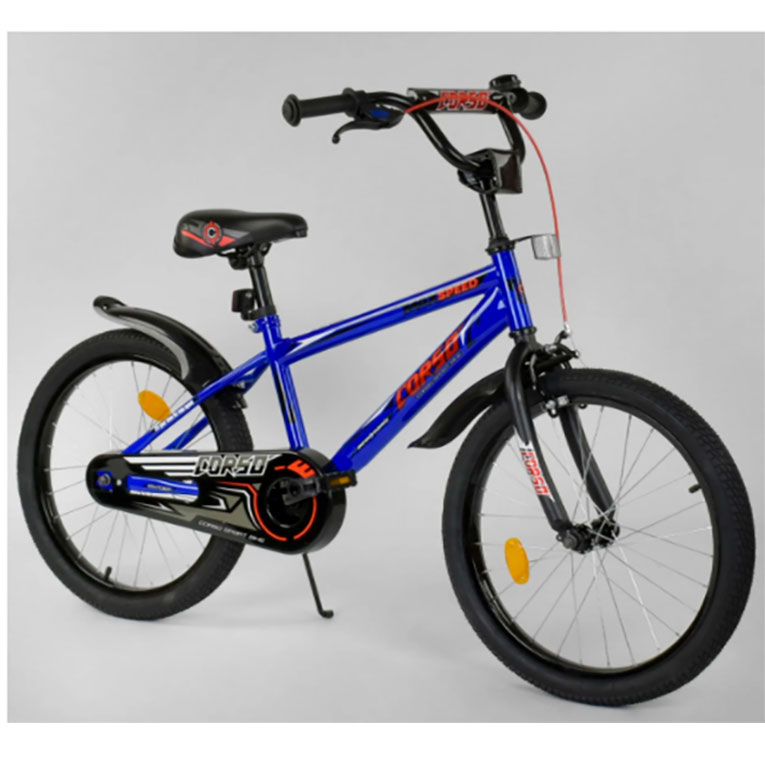 Детский двухколёсный велосипед Corso 20' Синий