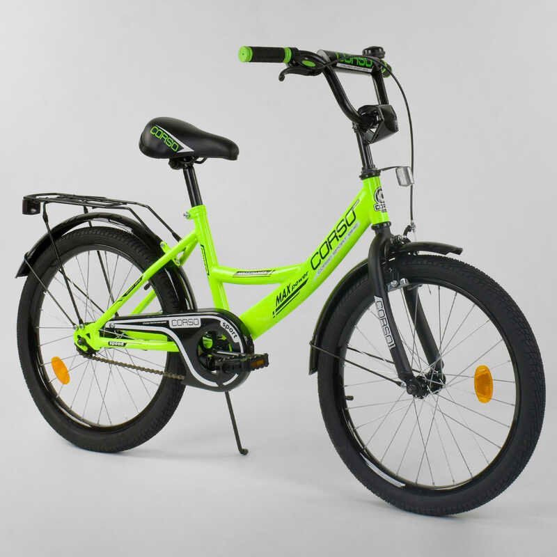 Дитячий двоколісний велосипед Corso 20' жовтий