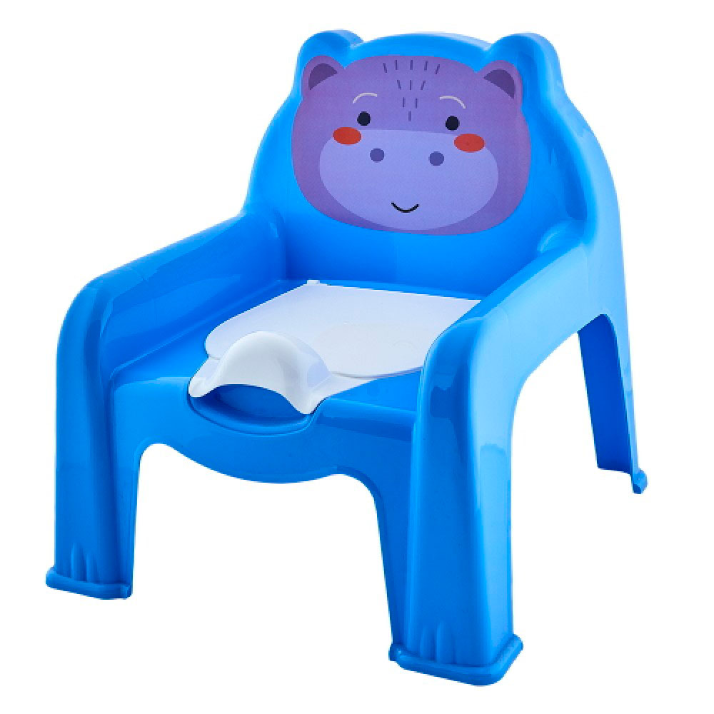 Детский горшок-стульчик голубой