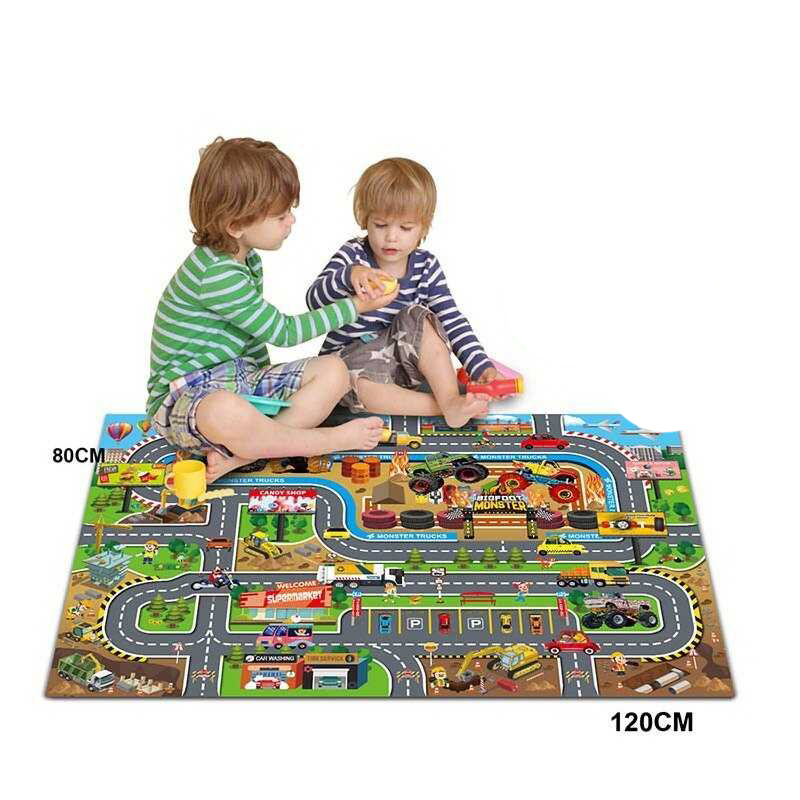 Дитячий ігровий килимок 'Будівництво'