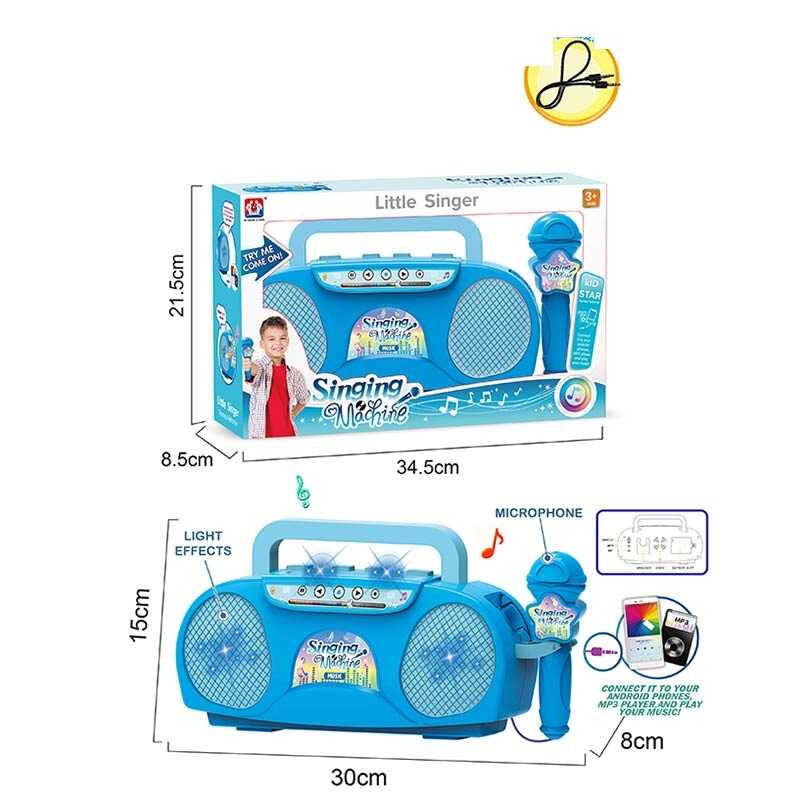 Дитячий магнітофон із мікрофоном