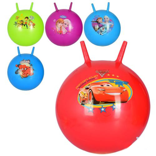 Детский мяч для фитнеса с рожками 45 диаметр